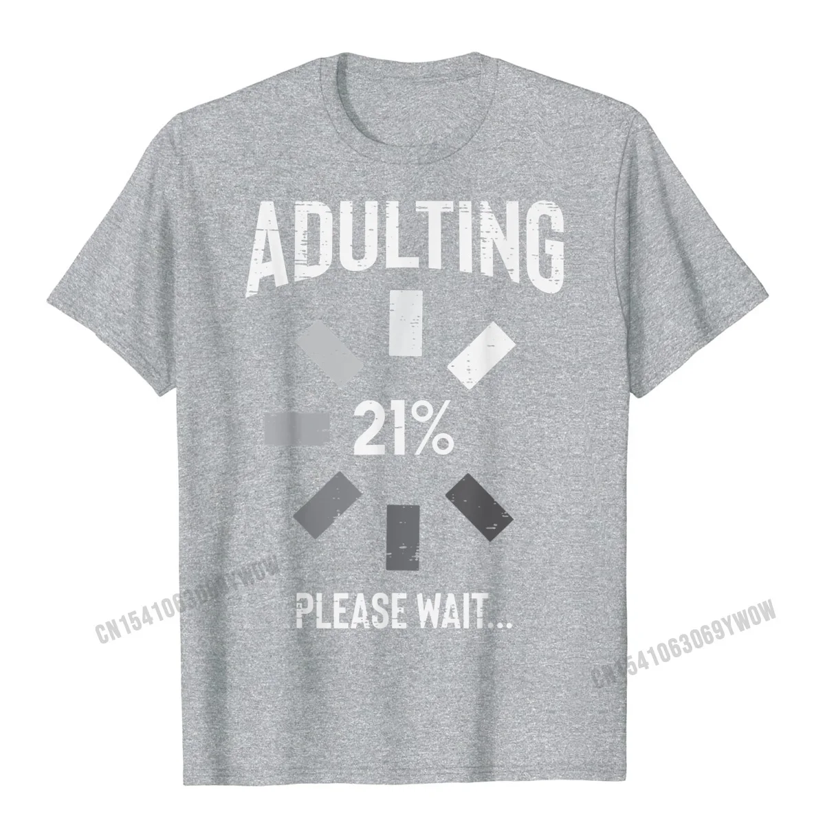 Футболка мужская с надписью пожалуйста подождите 21 день рождения|Мужские