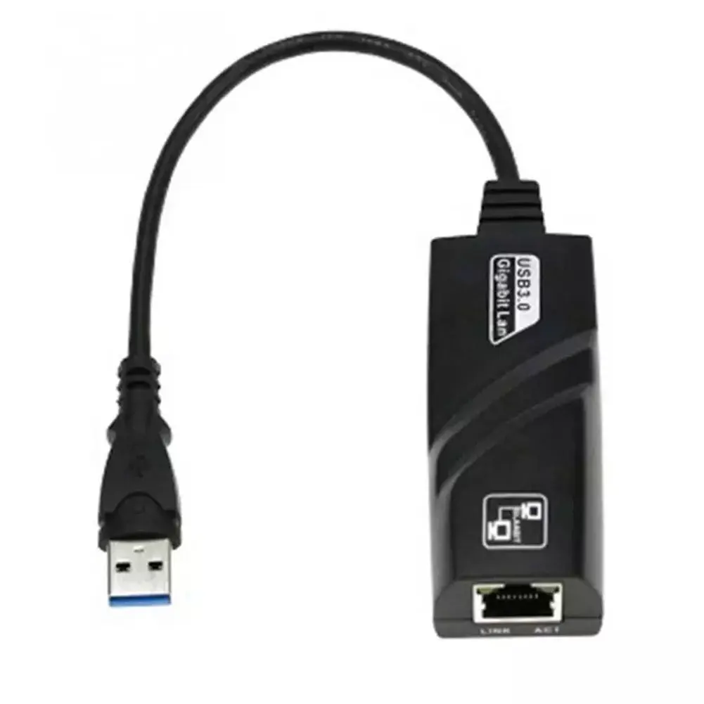 

USB 3,0 к RJ45 высокоскоростной подключи и работай компьютер быстрая передача гигабитный Ноутбук аксессуар черный простой в установке сетевой а...
