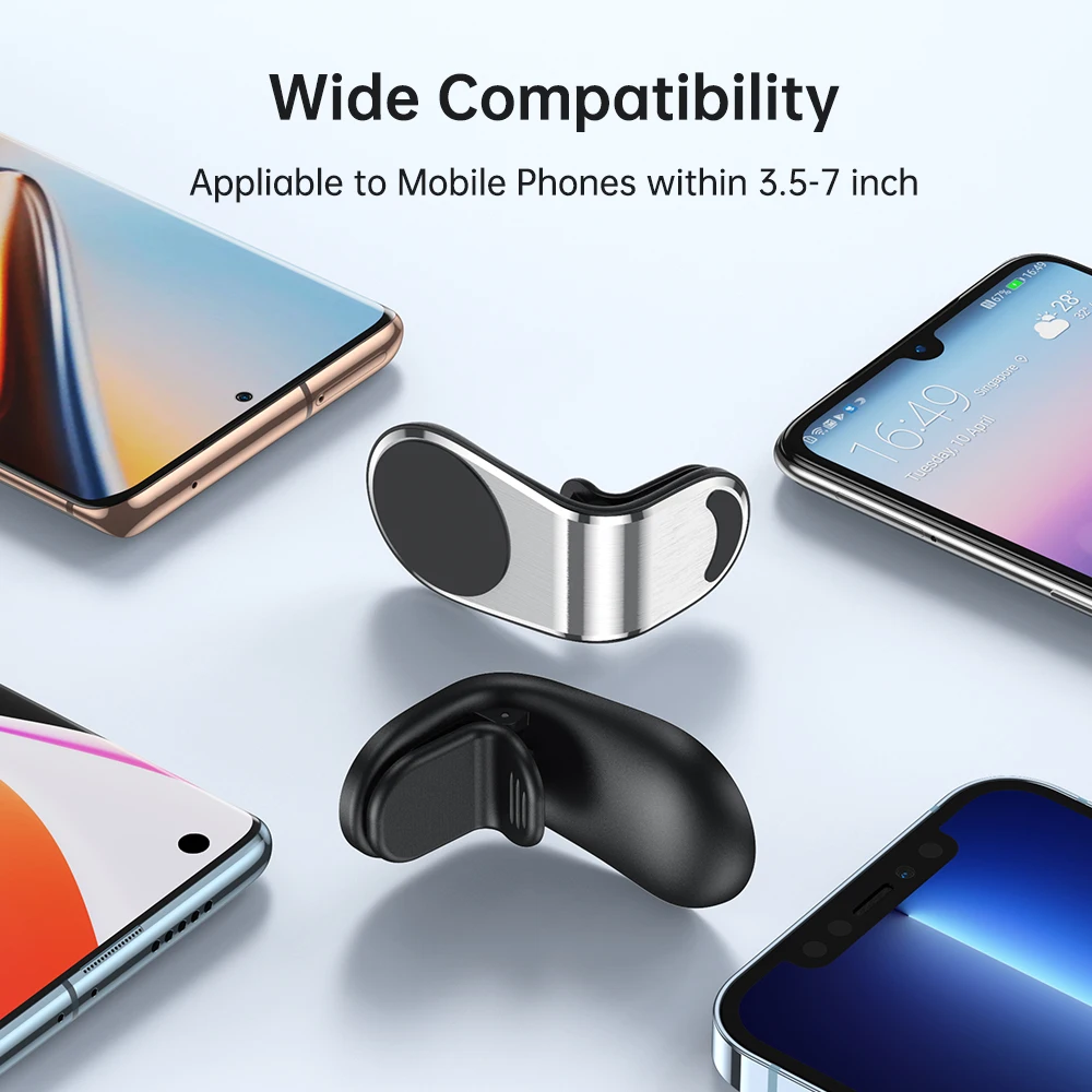aufu l type magnetic car phone holder mount cell stand smartphone gps support for iphone 13 12 huawei xiaomi redmi samsung free global shipping