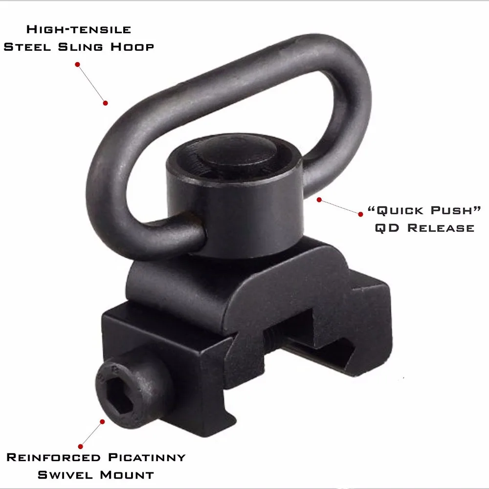 QD слинг и три в одном поворачивается на переключатель спусковой кнопки