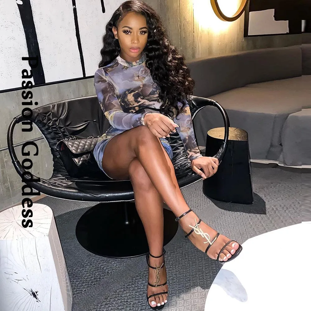 Художественные масляные рубашки для рисования юбка комплекты из 2 предметов