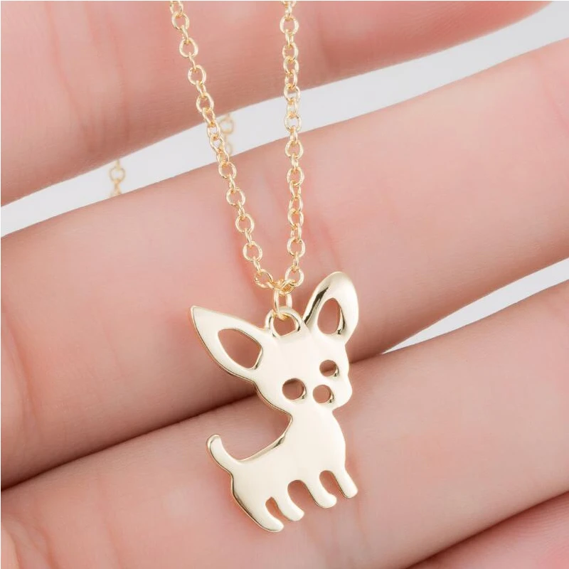Золотые цепочки ожерелья Женские Подвески в виде кота ожерелье из нержавеющей