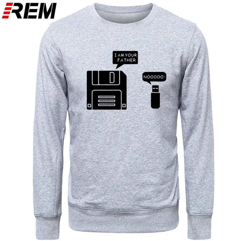 REM USB дискета я ваш отец мужские хлопковые с длинным рукавом юмором диск повседневные Camisetas Hombre мужские кофты с капюшоном, толстовки