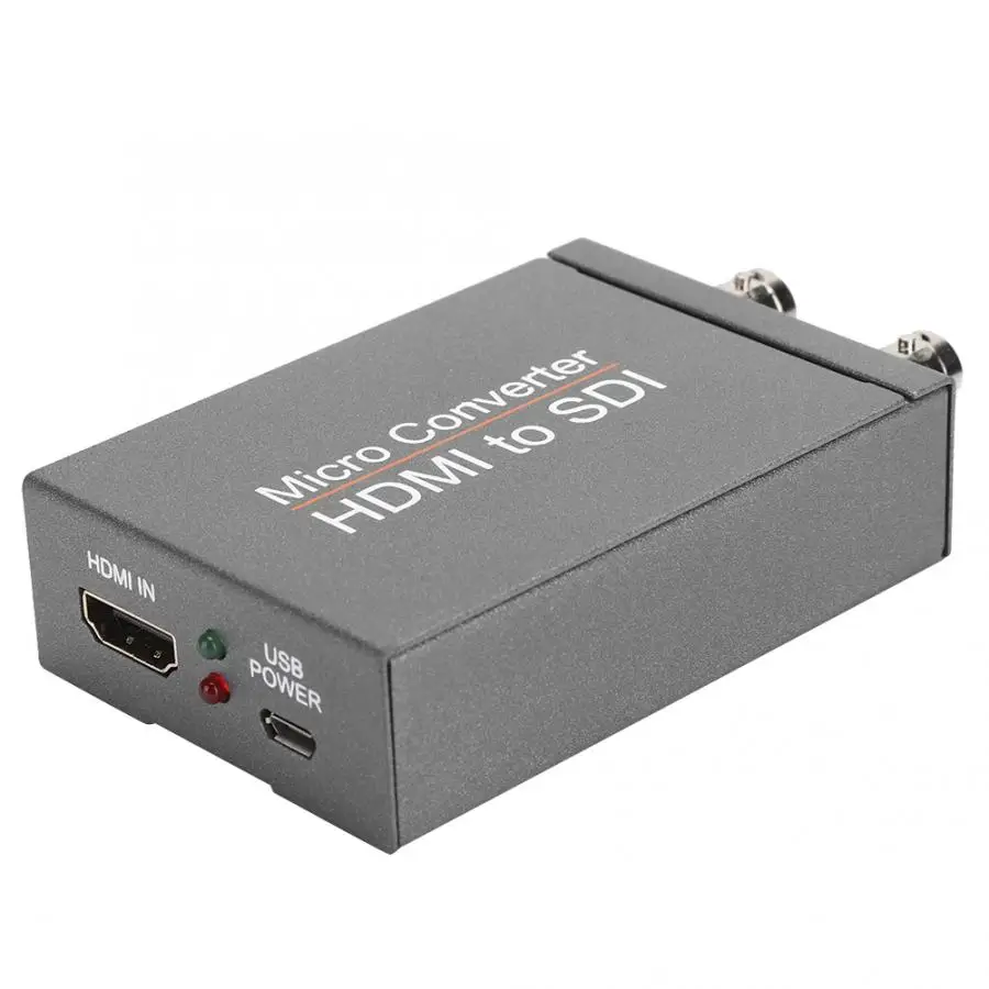 Преобразователь HDMI в SDI DC 5V Iron Shell Min HD to 2-сторонний преобразователь 3G-SDI/HD-SDI уровня