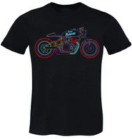 fashion cafer racer custom motorcycle t shirt summer cotton o neck short sleeve mens t shirt new size s 3xl