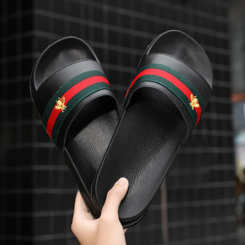 

Men's high-quality fish mouth soft-soled slippers summer breathable sandals and slippers outdoor fashion light beach shoes