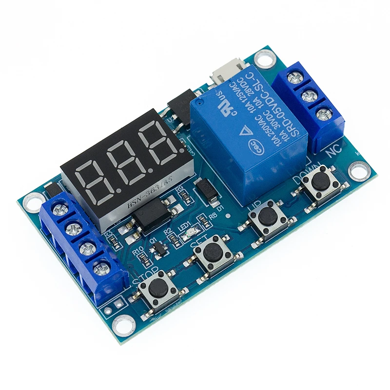 6 30 В релейный модуль переключатель Время задержки срабатывания цепи таймер