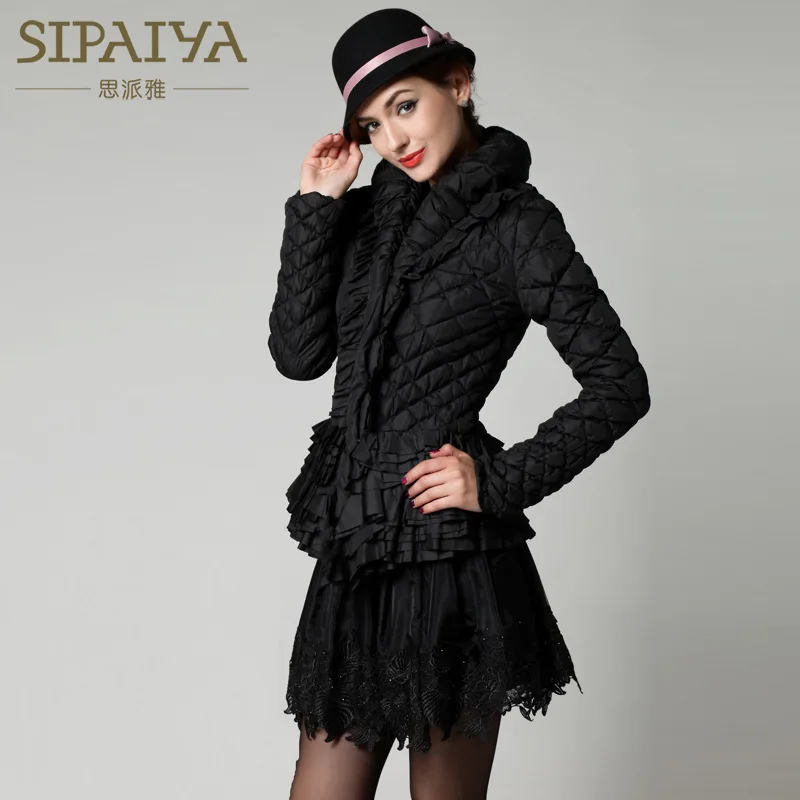 Осенняя и зимняя одежда хлопковая стеганая женская модная Толстая теплая