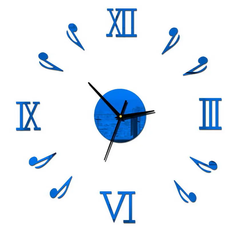 Часы настенные в римском стиле модные украшения для спальни офиса дома наклейка