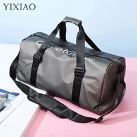 yixiao travel bag for men women large capacity luggage tote duffel sports gym fitness bag unisex outdoor crossbody shoulder bag
