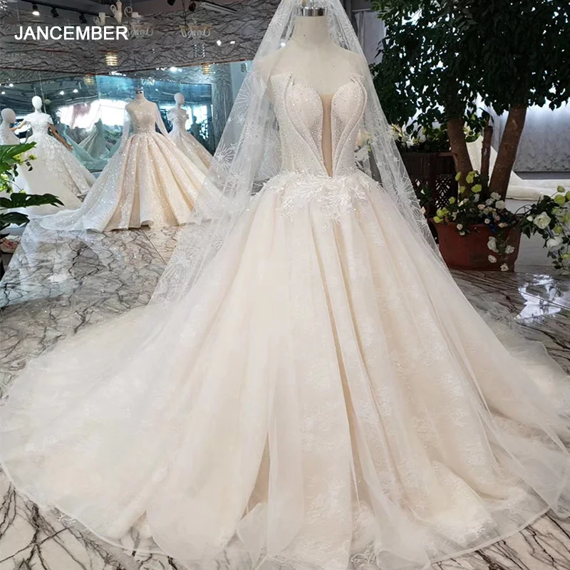 HTL273 Специальное свадебное платье без бретелек с свадебной вуалью открытой