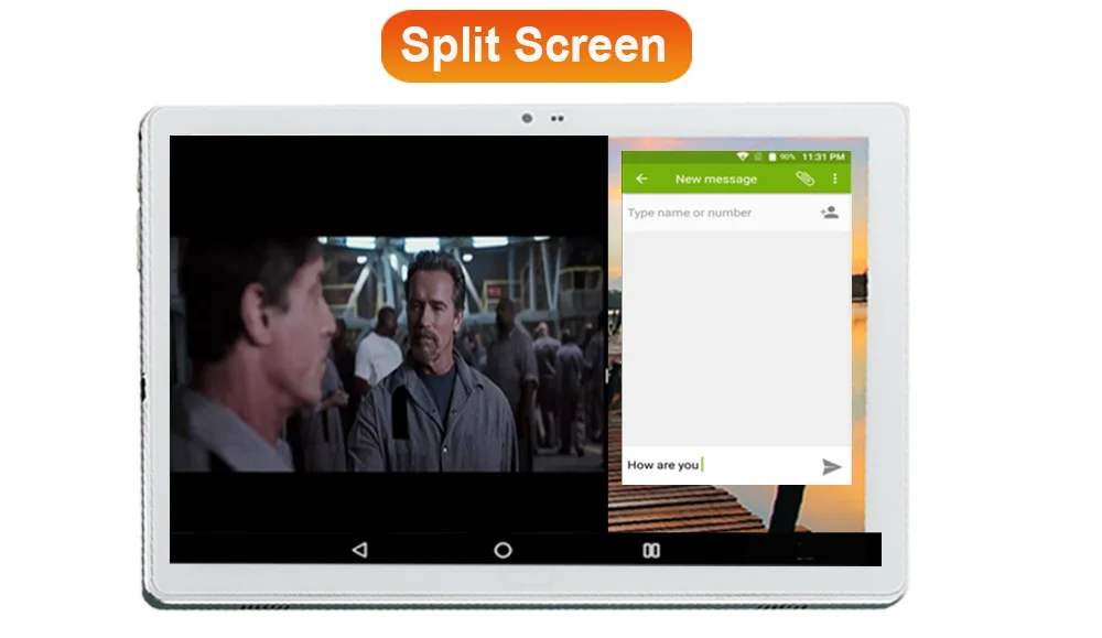 4G Network Phone Call Tablet Android Gaming Tablets Deca Core 10.6 inch IPS 1920×1280 4GB RAM 128GB ROM MT6797 GPS 7000mAH