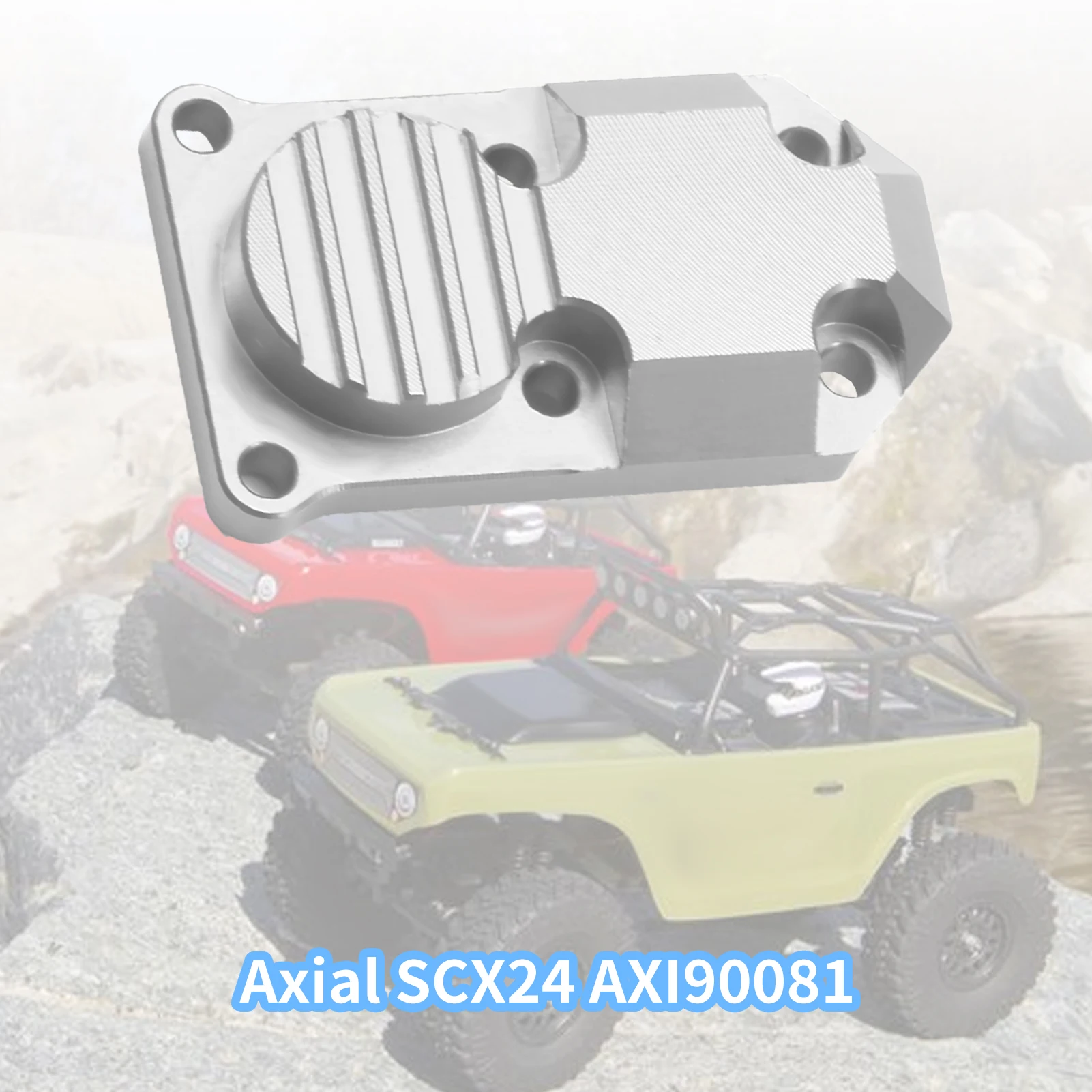 

Aluminium Alloy RC Diff Cover for 1/24 Axial SCX24 AXI90081 RC Crawler Car