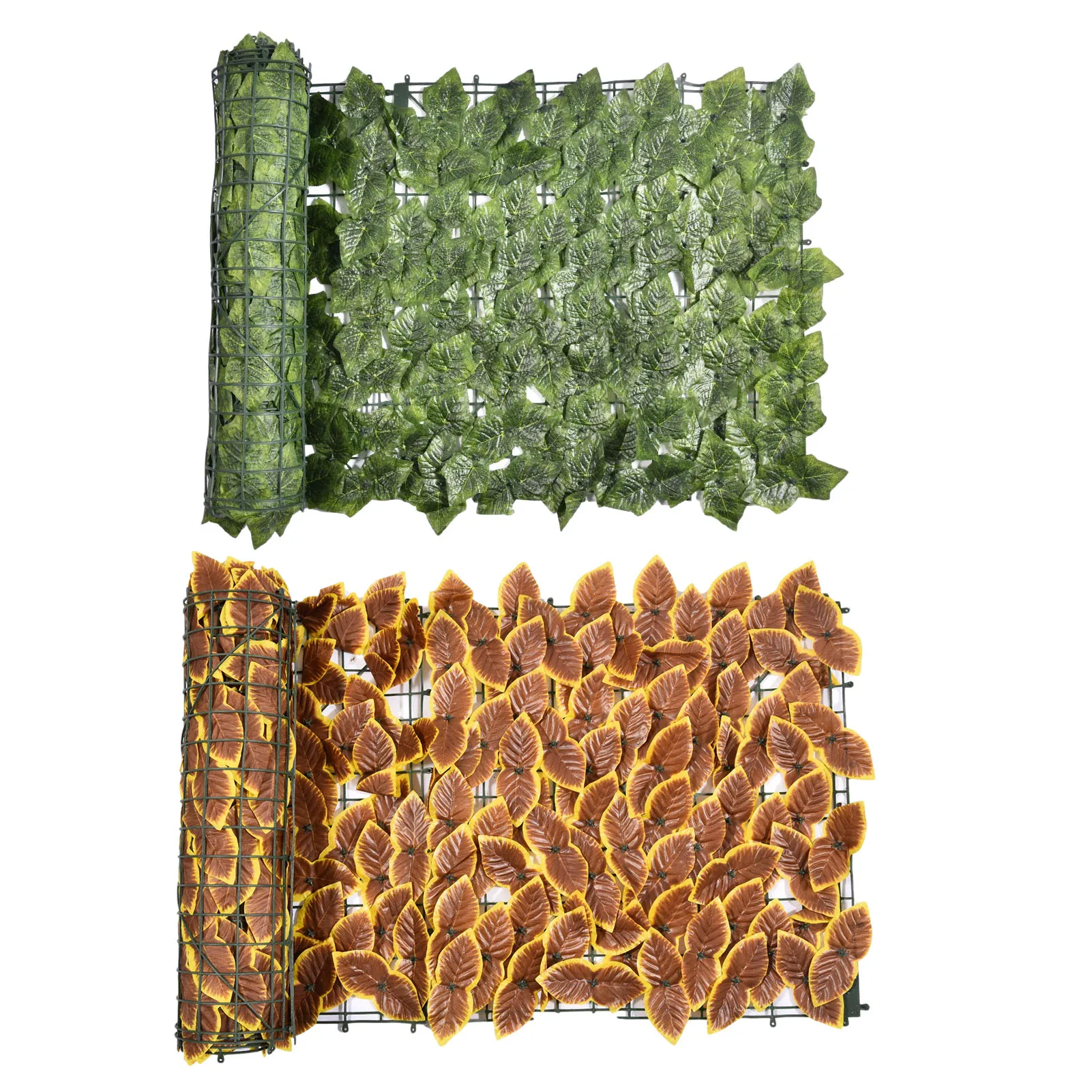 

Artificial Ivy Screening Roll Artificial Leaf Privacy Fence Screen UV Protection Garden Macrame Decoration Accessories