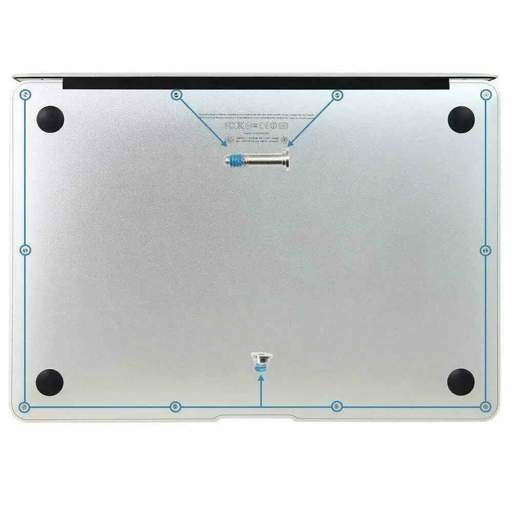 

10Pcs/set Bottom Case Screw For Macbook Air A1369 A1465 A1466 A1370 E2W6