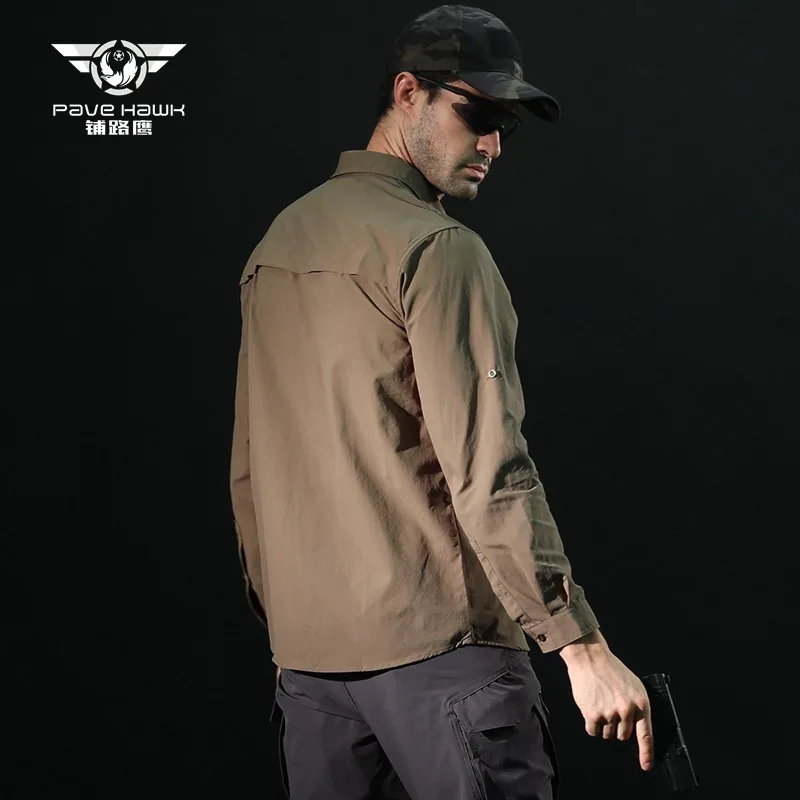 Рубашка мужская тактическая походная и Рыболовная рубашка в клетку