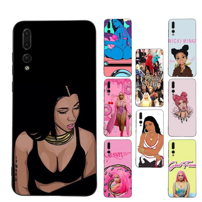 

Hip Hop Nicki Minaj Phone Case Soft Silicone Case For Huaweip30lite p30 20pro p40lite P30 Capa