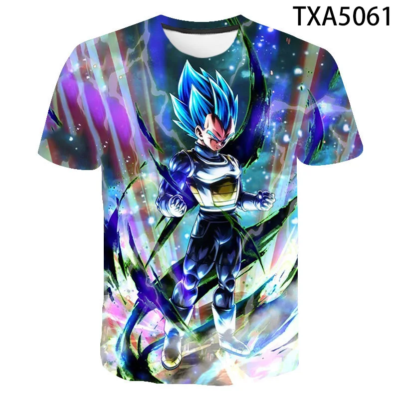 

New Dragon Cartoon Anime 3D T Shirt Boy girl Kids Fashion Streetwear DBZ Print T-shirt Men Women Children Cool Tops Tee