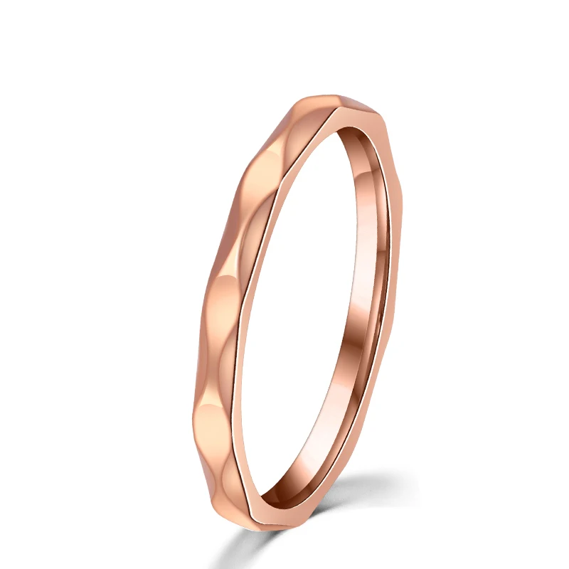 JHSL 2 мм маленькие тонкие женские обручальные кольца из нержавеющей стали