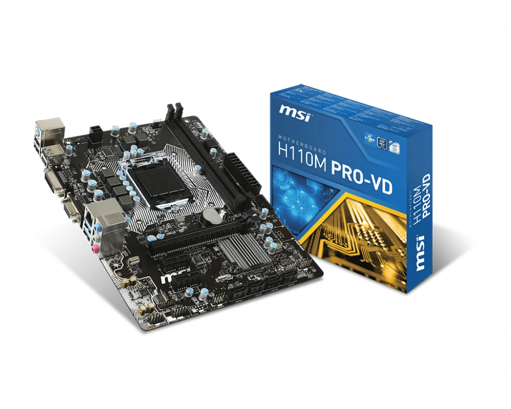 

LGA 1151 MSI H110M PRO-VD Motherboard DDR4 32GB DVI USB3.0 DDR4 2133MHz Desktop Intel H110 Placa-Mãe 1151 brand Used