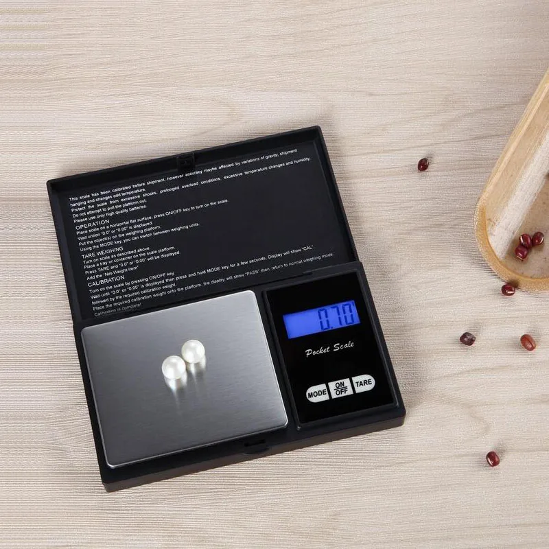 Портативные цифровые лабораторные весы точные 100 г 500 0 01 карманные для ювелирных