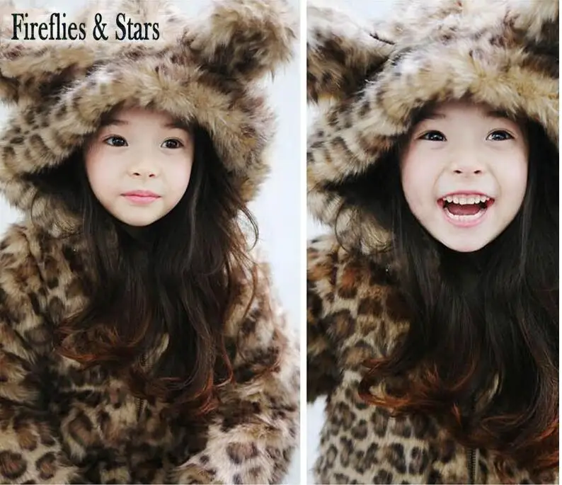 Осенне-зимняя теплая куртка для малышей с капюшоном девочек детское