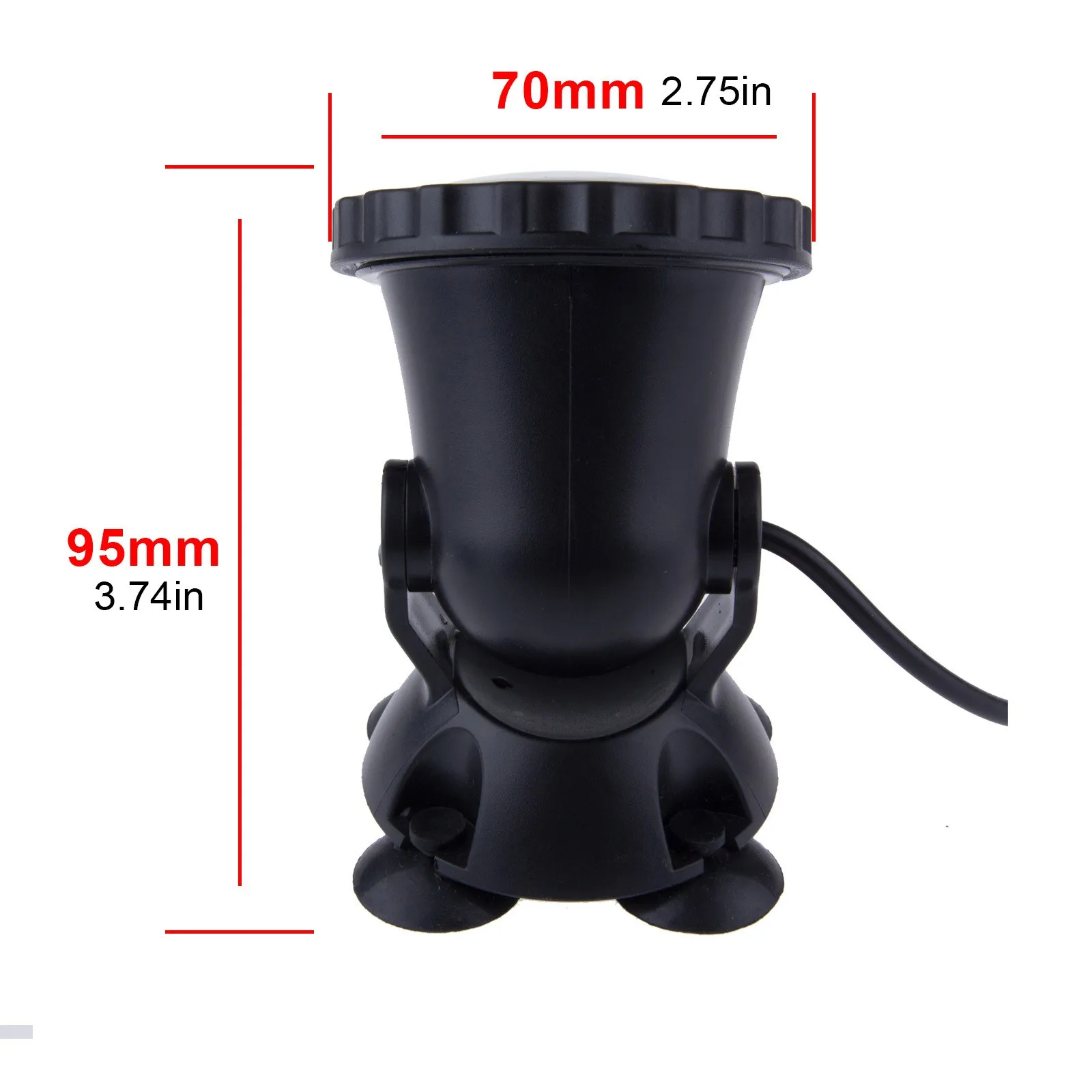 

Rgb Aquarium Light 1diving Lamp Colorful Lamp Waterproof Underwater Lamp For Plants Fish Tank Essential Amphibious Use#g35