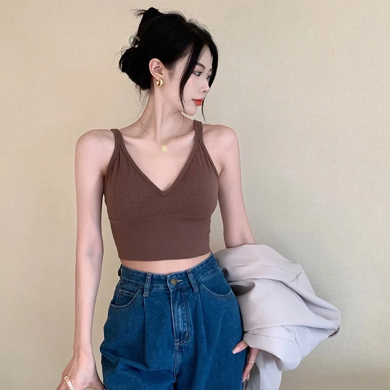 

Camisoles for Women Slim Fit Lightweight Solid Color Basic Underwear Female Casual Sleeveless Tank Top Base Vest