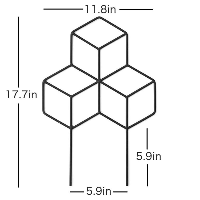 Железная решетка для ограждения растений|Детские горшки| |