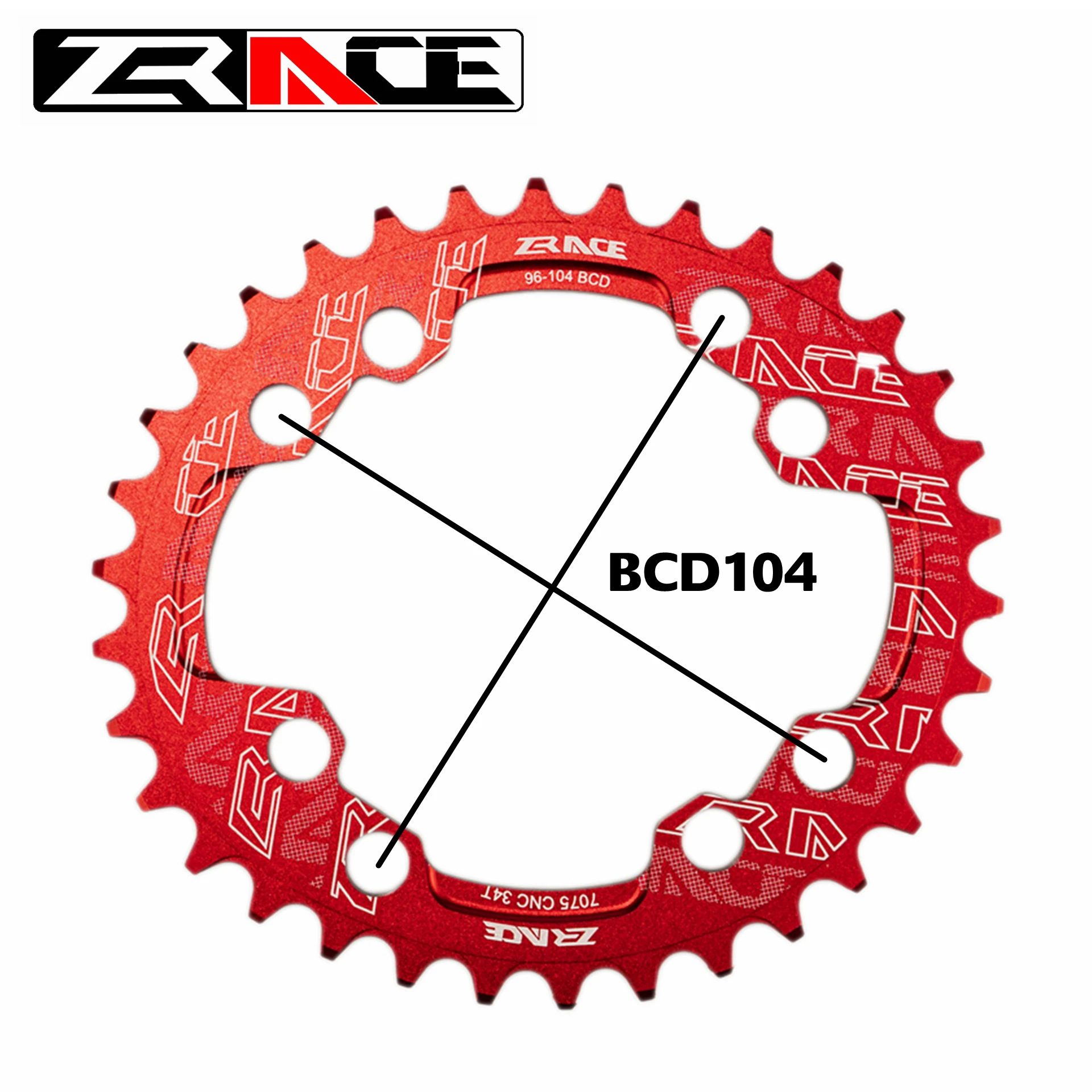 ZRACE BCD104 I BCD96 Uniwersalne Owalne шланговые Szerokie Tarcze 7075 процесс CNC Ze Stopu Aluminium Vickers-twardość 15 + для