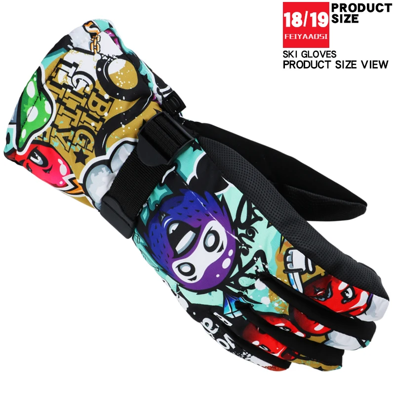 

Professional Adult Teenager Ski Gloves Snowboard Gloves Motorcycle Winter Thermal Riding Climbing Waterproof Snow Gloves