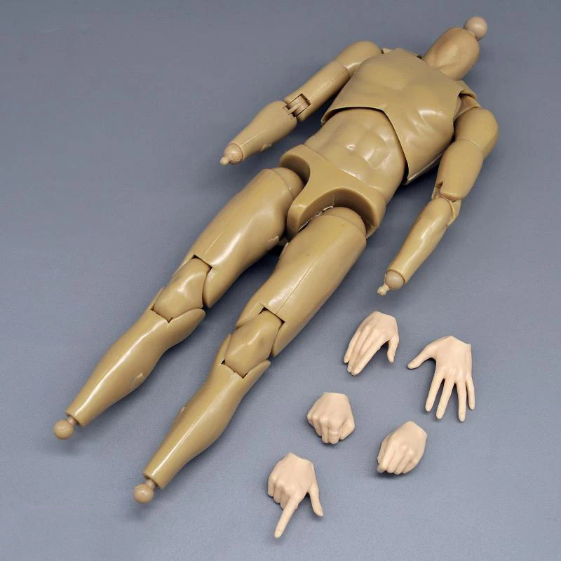 

Hot Sales Scale 1/6 Model Muscle Man Male Body Of Bruce Lee The Chinese KongFu Superstar With 5 Pieces Hand Model For Fans