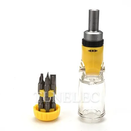 12 in 1 Ratchet Multi - Functional Simple Combination Screwdriver Set Multi-specification Head Folding | Инструменты