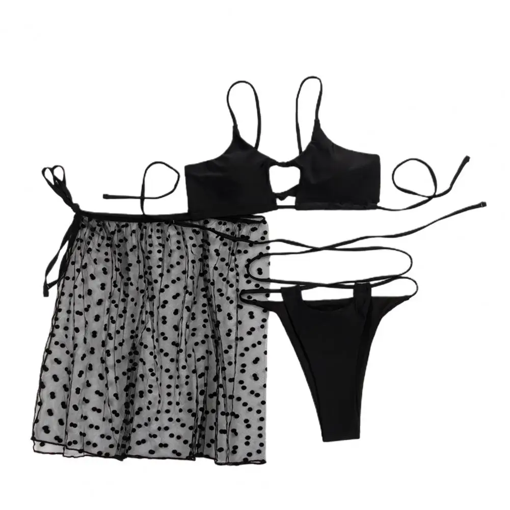 

Women's Swimming Suit Swimwear 2021 Sexy Hollow Push-Up Bra Underwear Split Swimsuit Bikini Set Beach Swimwear