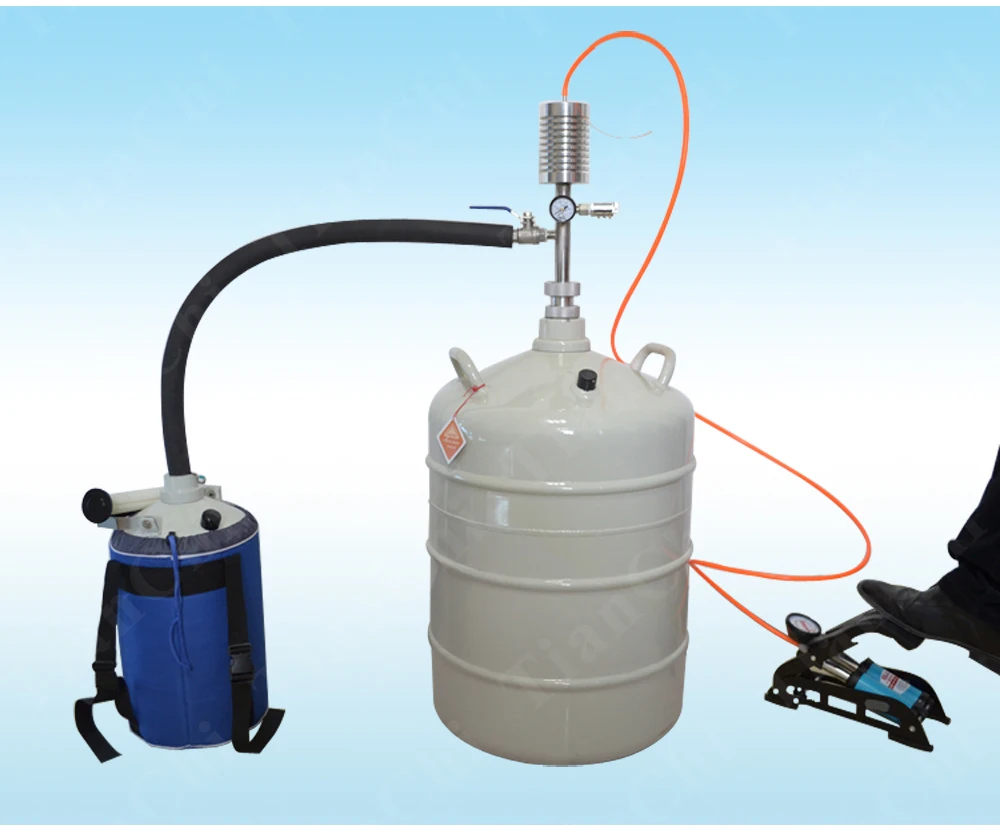 

LY Self-pressured Foot Pedal Pump for Caliber 5cm Liquid Nitrogen Tank