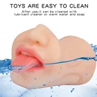 Секс-игрушки для мужчин 3 в 1 чашка для мастурбации в горле минет вагинальный анус оральный секс настоящая глубокая карманная киска 18 + Горячий мужской мастурбатор