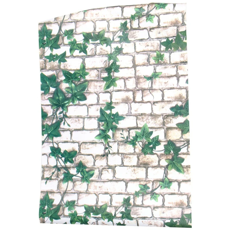 Модная 3D Трехмерная имитация кирпича водонепроницаемые настенные наклейки