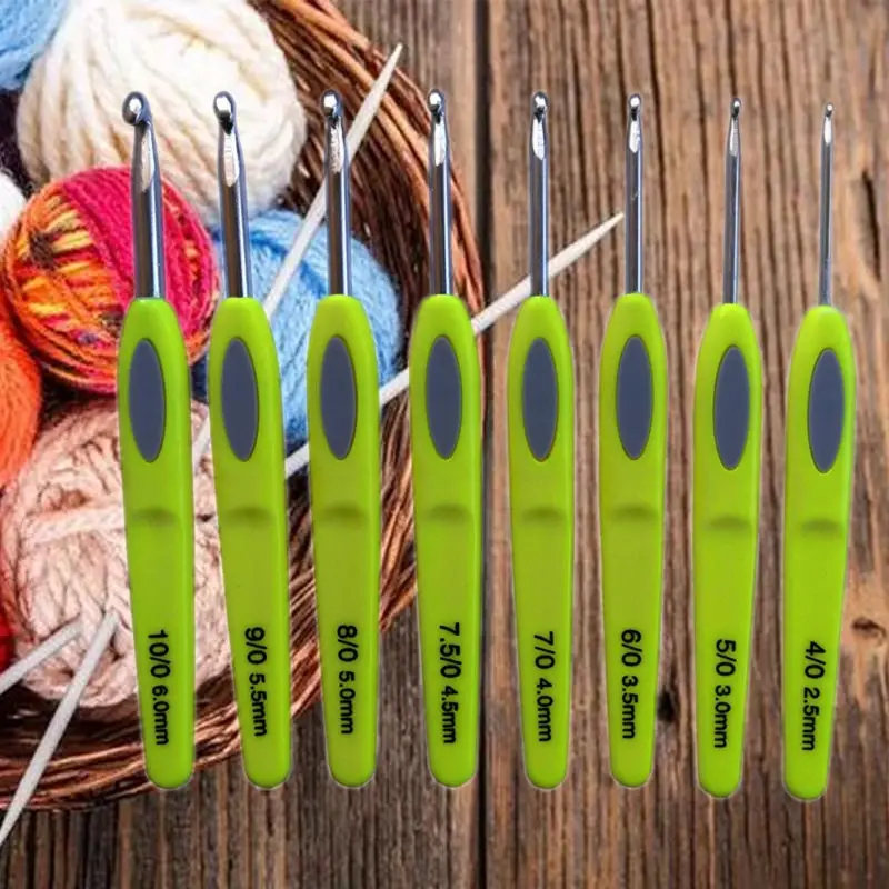 8 шт./набор алюминиевые спицы для вязания | Дом и сад