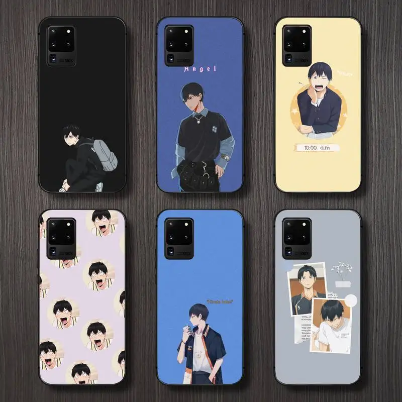 

Tobio Kageyama Haikyuu anime Phone Case For Samsung galaxy A S note 10 7 8 9 20 30 31 40 50 51 70 71 21 s ultra plus
