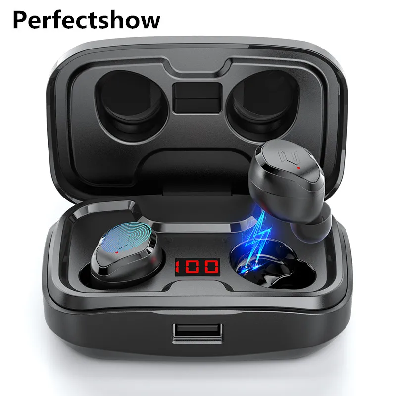 

TWS Wireless Headphones Noise Cancelling Bluetooth Earphones Sports Stereo Headphone Waterproof Earbuds Headsets With Microphone