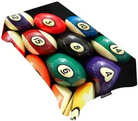 Billiard Pool Balls Tablecloth Table Cover for Dining/BBQ/Picnic/Coffee