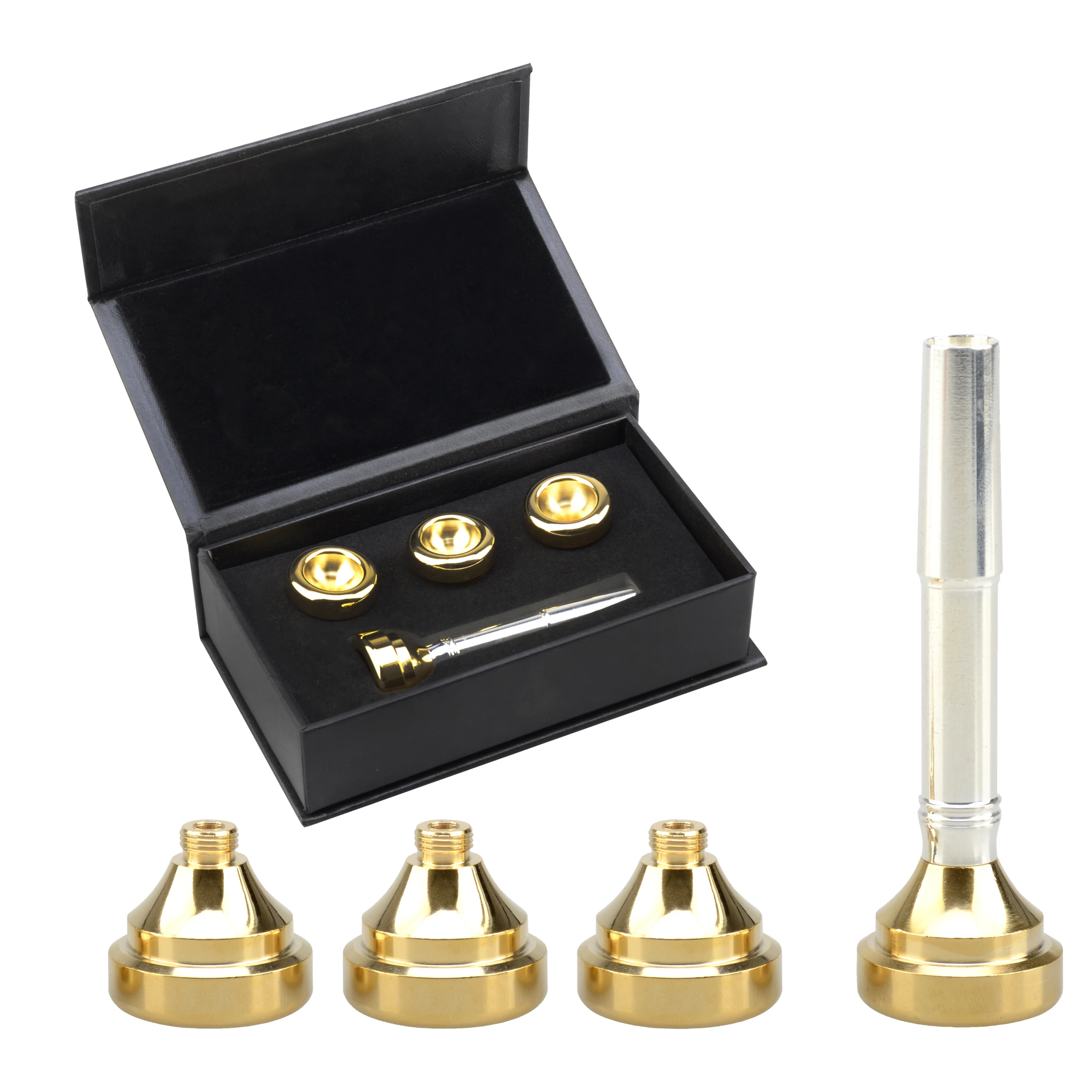 Латунная позолоченная Посеребренная труба мундштук 7C 5C 3C 1-1/2C часть | Спорт и