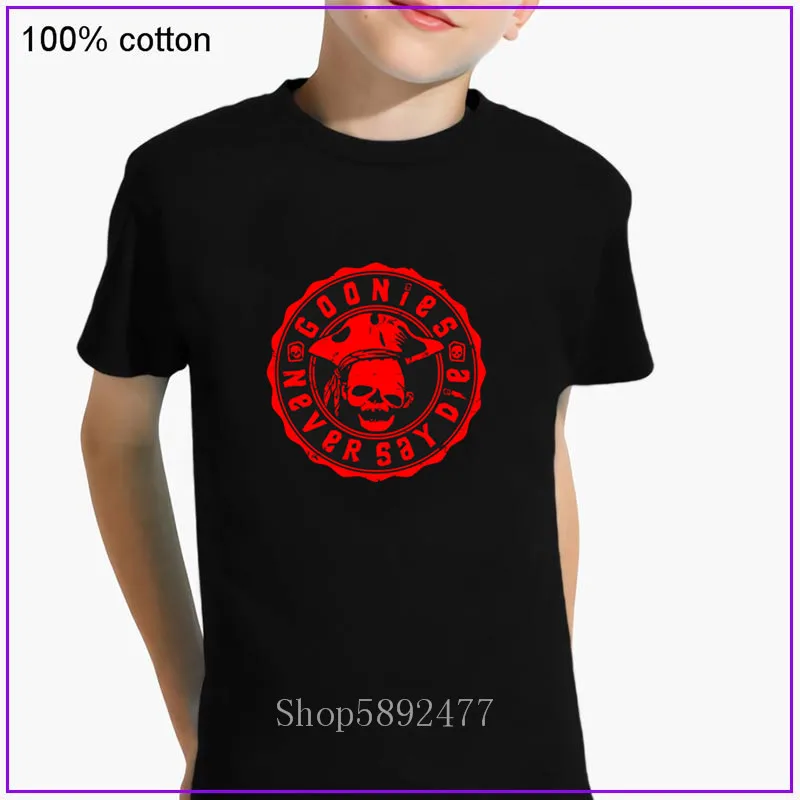 Новинка 2020 летняя детская рубашка never say Die для мальчиков и девочек черная