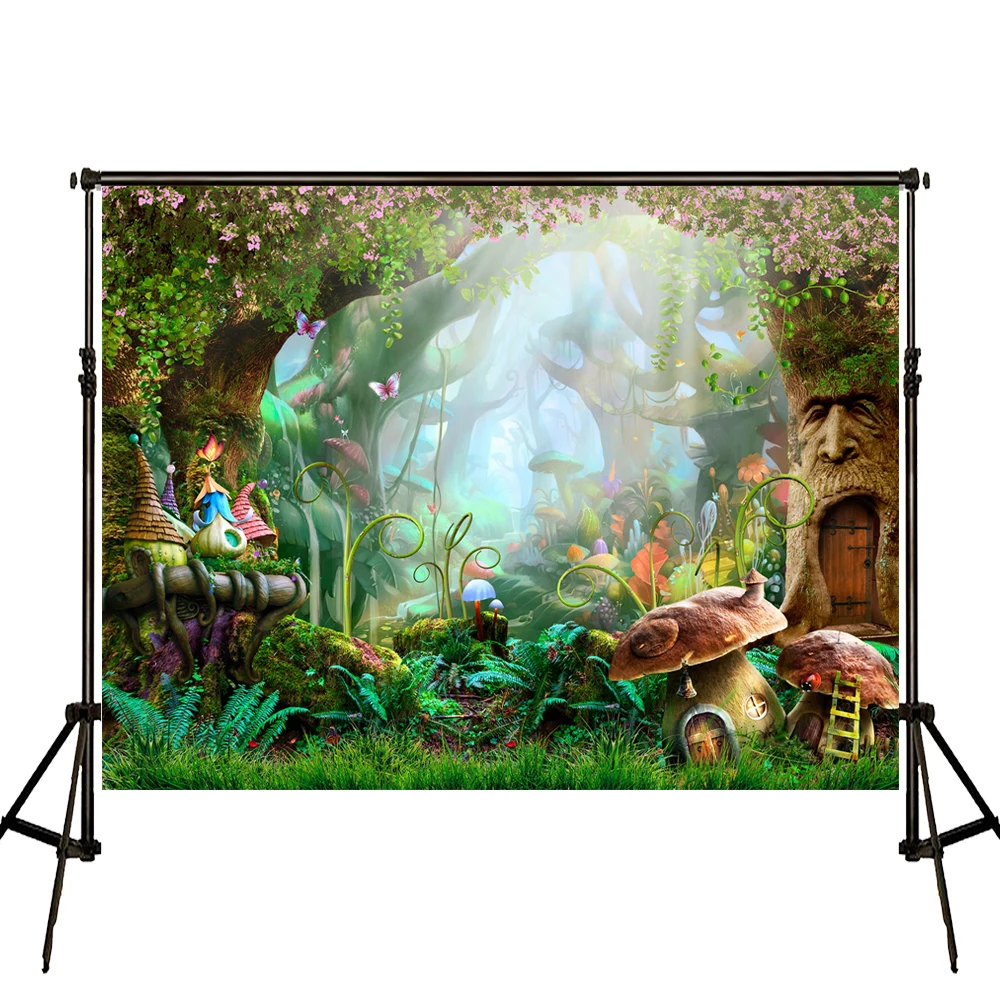 Винилбдс картонная сказочная Детская фотография фон для фотосъемки Сказочный