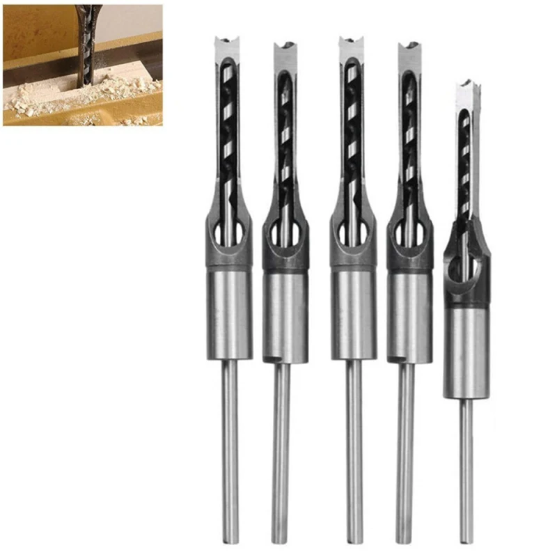 

Hot 1Pcs Woodworking Square Hole Drill Bits 6-16mm Wood Mortising Chisel Set Mortise Chisel Bit Kits Woodworking Hole Saw