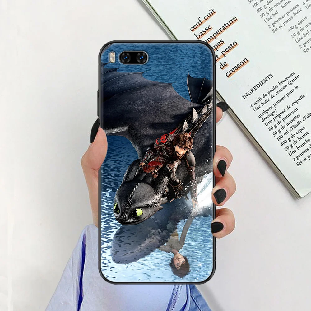 

How To Train Cartoon Your Dragon Phone case For Xiaomi Mi Max Note 3 A2 A3 8 9 9T 10 Lite Pro Ultra black 3D bumper pretty shell