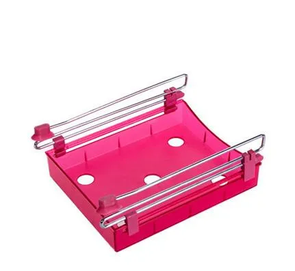 H110 Tran Red Домашняя кухонная коробка для хранения, креативная коробка для хранения холодильника, свежая распорка, полка для хранения, выдвижной ящик, свежая распорка, сортировка H110 - Цвет: H110 Tran Red