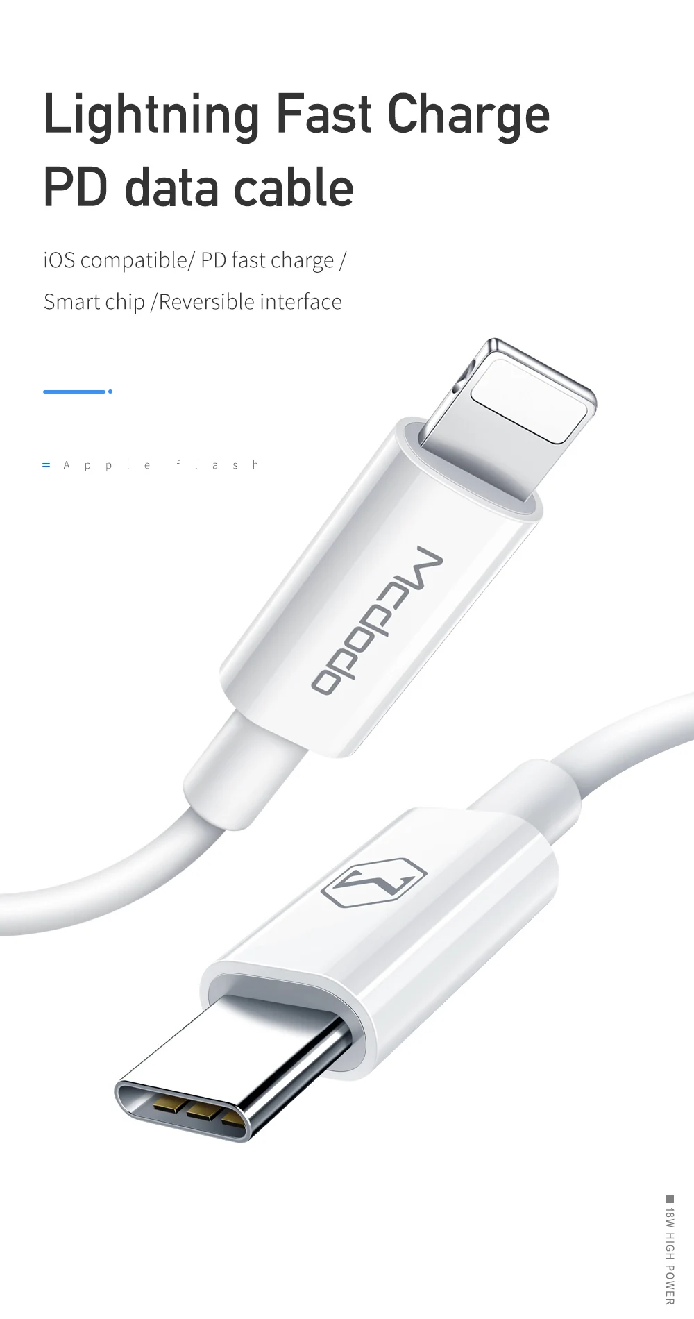 Mcdodo USB C кабель для iPhone X XS Max XR 8 Plus 30 Вт PD быстрое зарядное устройство usb type C для iPhone кабель для передачи данных для MacBook IPad Pro шнур