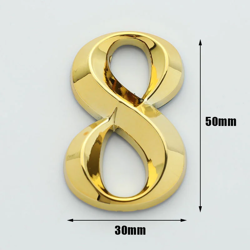 1 шт. Золотая наклейка для дома высота 5 см | Строительство и ремонт