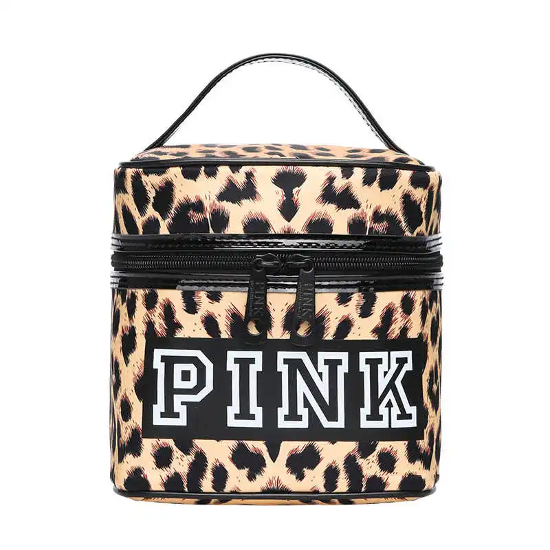 

Pink waterproof make-up bag, personal make-up bag, Travel Organizer make-up box.